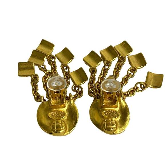 Chanel Cc Logo Clip-On Earrings Metal #208787C15B